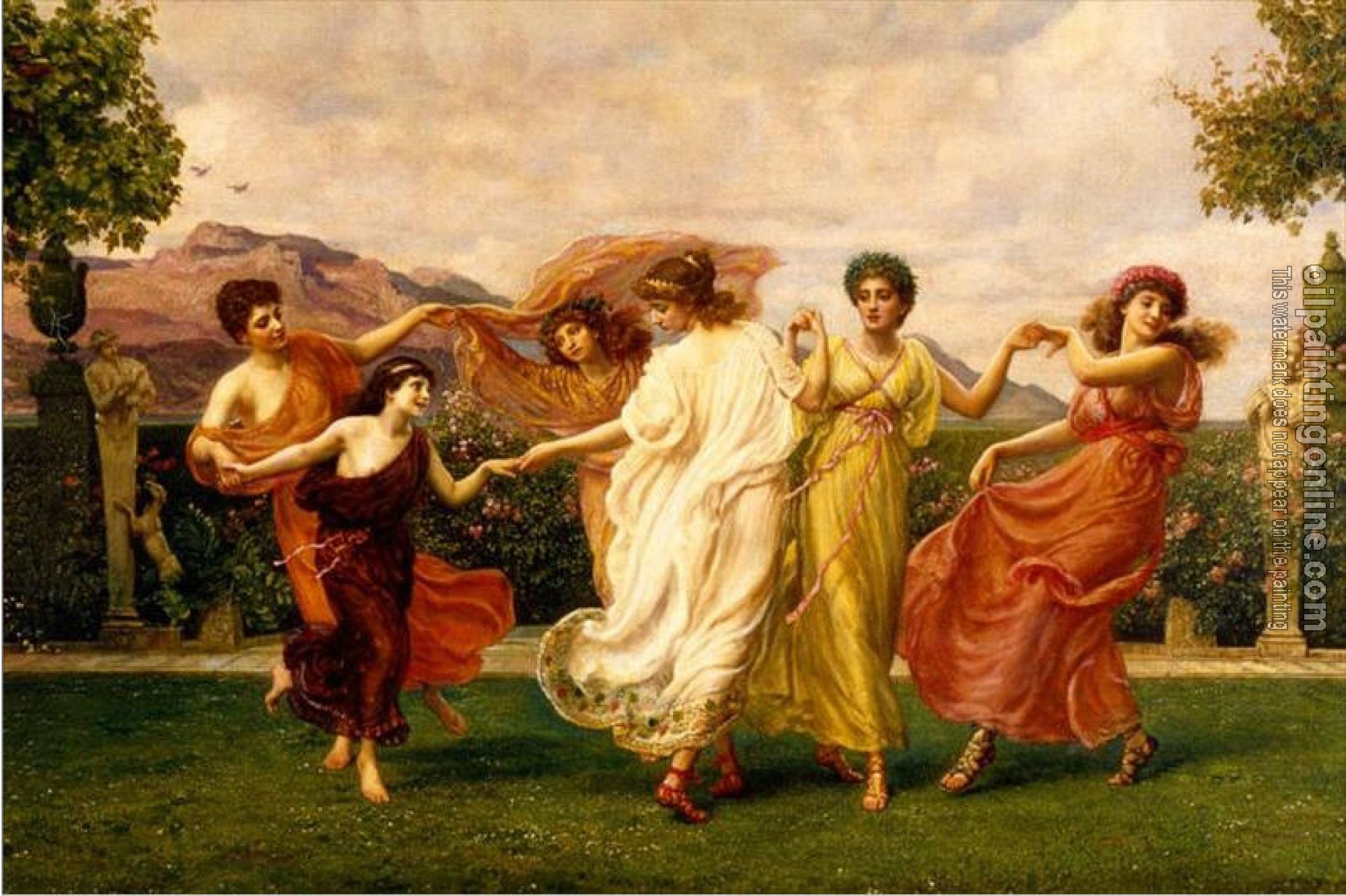 Sir Edward John Poynter - Horae Serenae detail